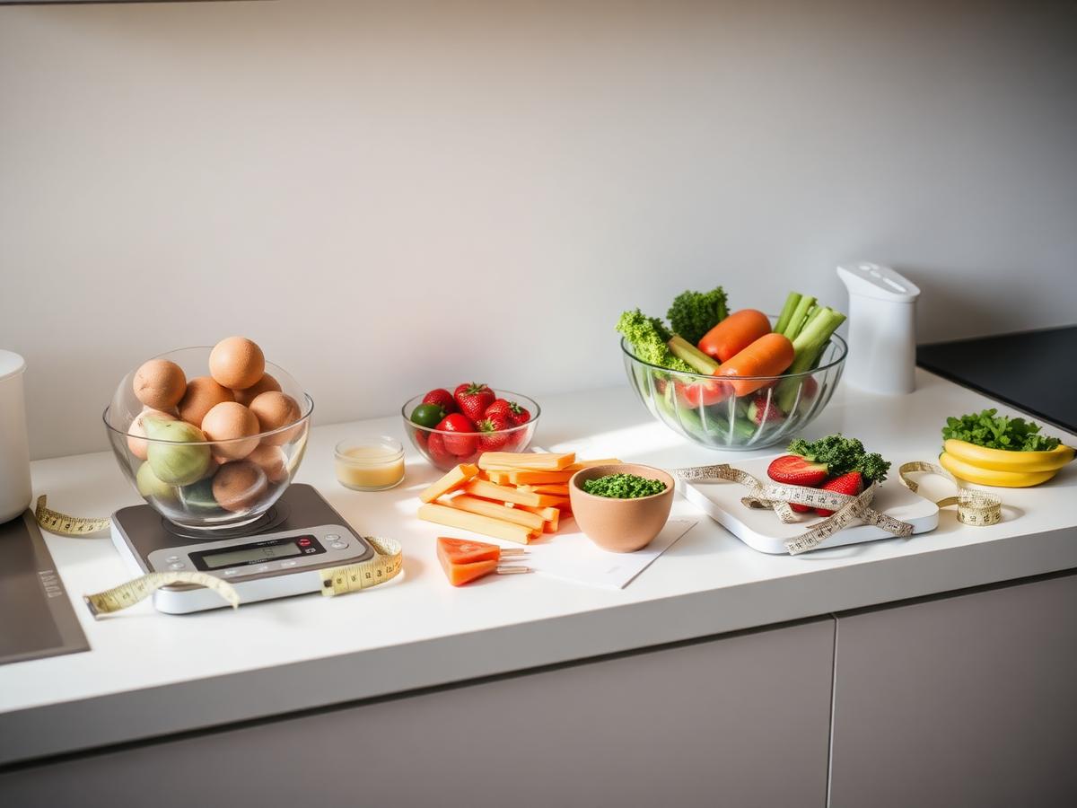 Portioned whole-food meal prep supporting medical weight loss